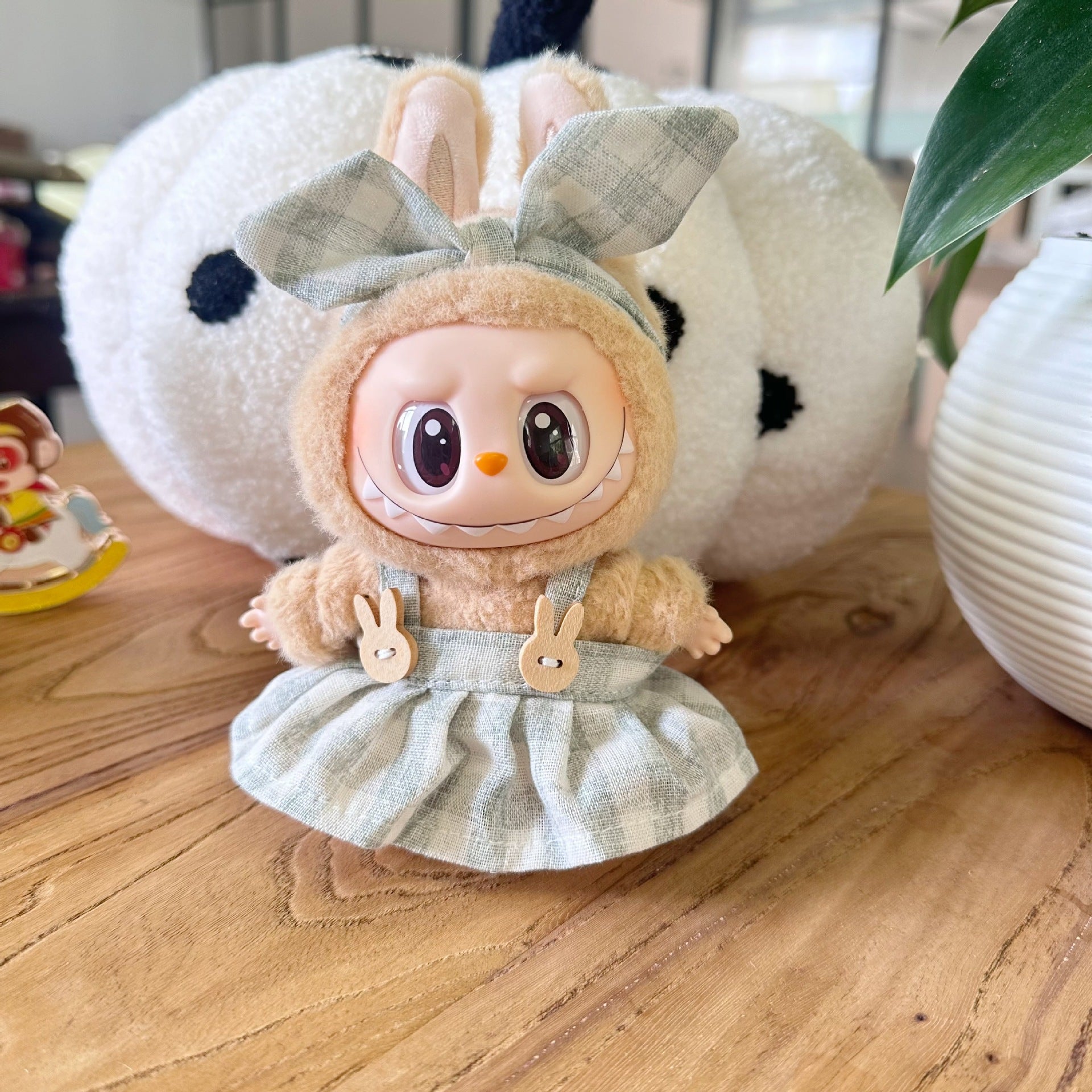 Only clothes] the first and second generation labubu doll clothes labubu sit party doll dress for sweet princess