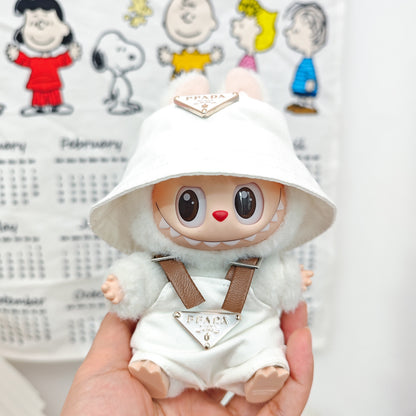 Labubu Doll Outfit Set - Trendy Clothes & Accessories for 17cm Vinyl Pendant