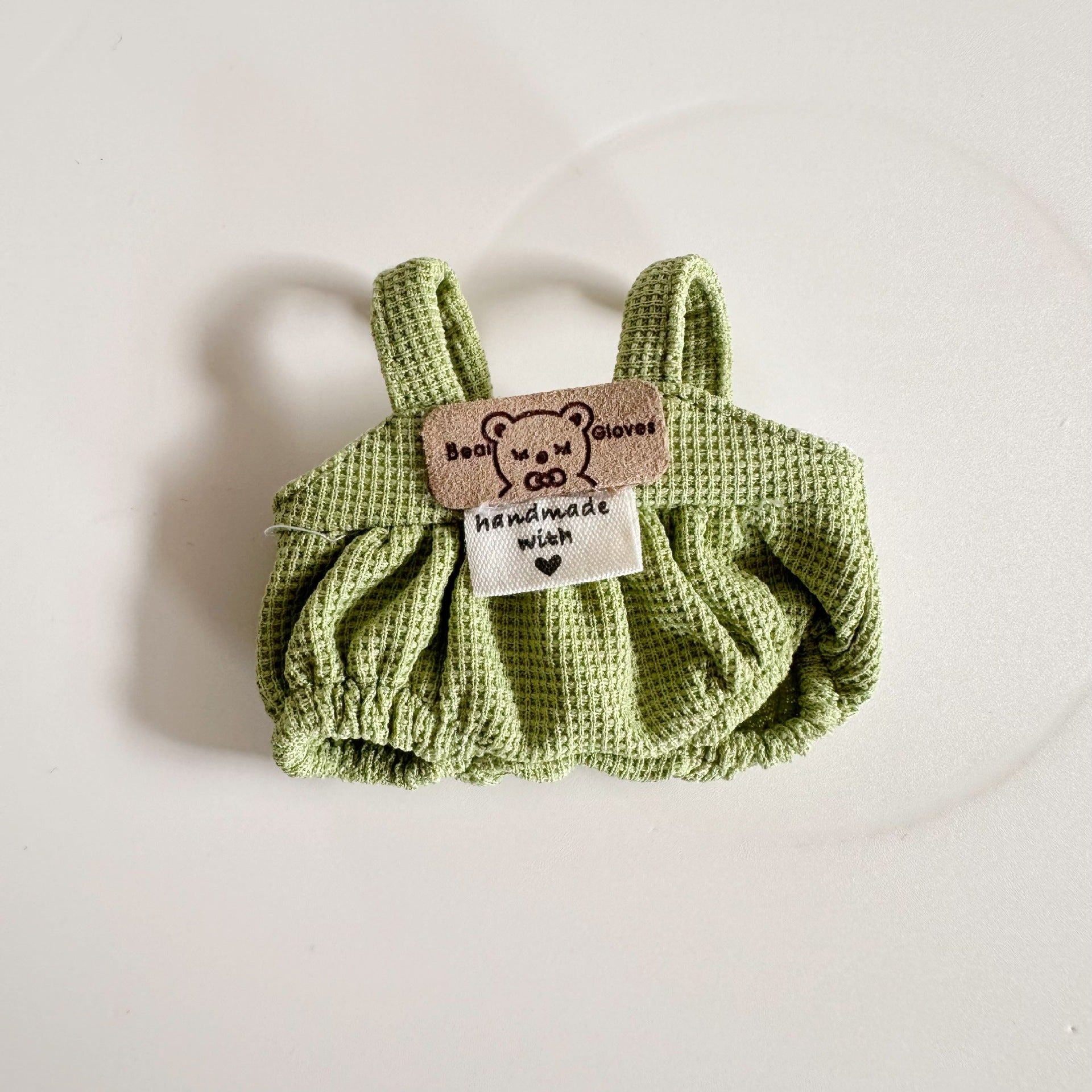Clothes Only] Second Generation Blind Box Sitting Party Rag Clothes LABUBU Doll Cowboy Hat Strap Pants suit