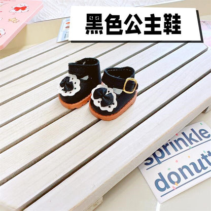 (excluding baby) 17cm cloth shoes labubu vinyl accessories leather shoes 10cm cotton doll princess shoes