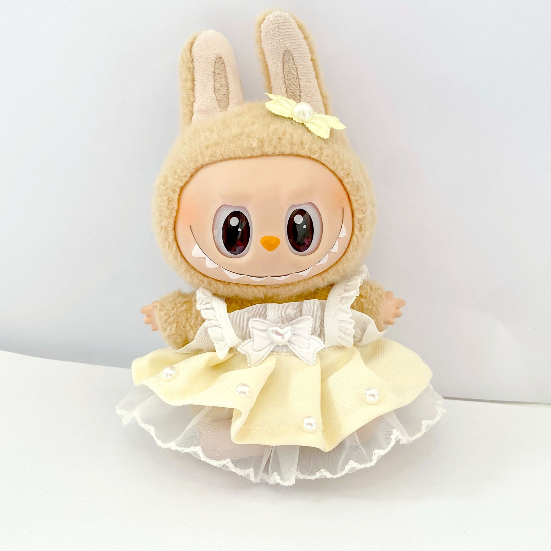 Labubu Doll Princess Skirt Outfit - 17cm Tutu & Beaded Skirts
