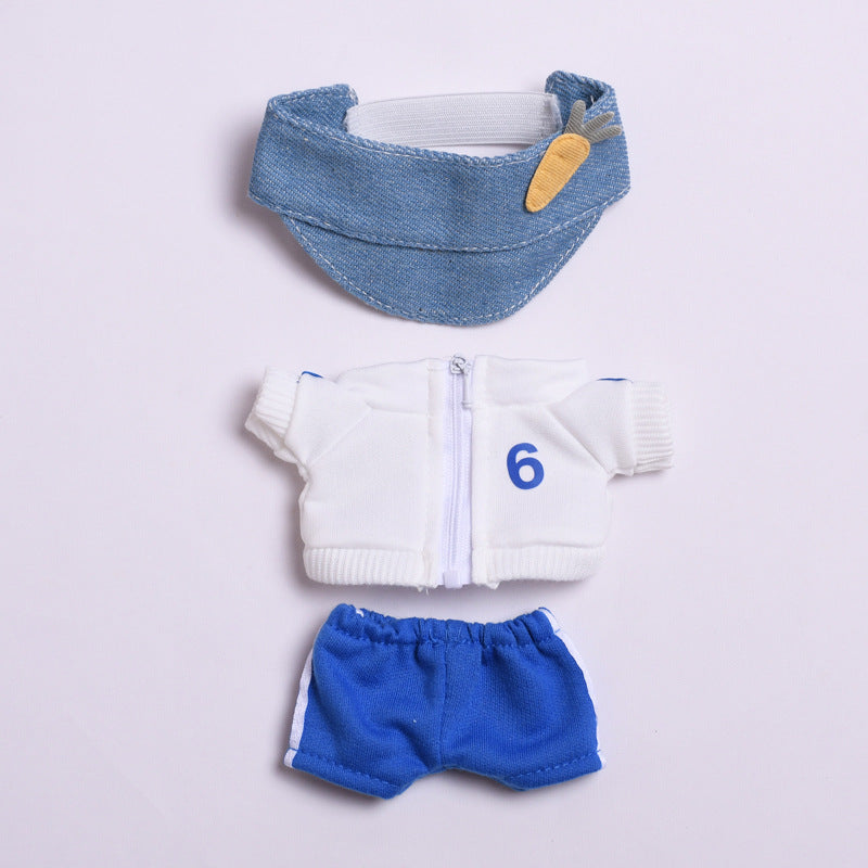 Only clothes] one or two generation pendant cloth cloth clothes sportswear suit coat vinyl LABUBU doll coat