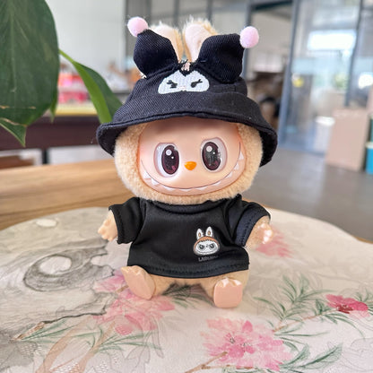 Only clothes] pendant cloth cloth clothes one or two generation LAUBU doll for yellow puppy shirt hat suit