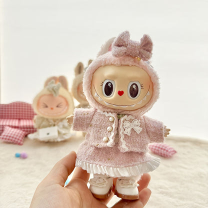 Labubu Doll Clothes Set - Classic Skirt Outfit for 1st & 2nd Gen Labubu