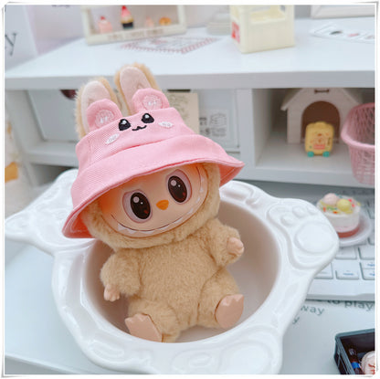 Labubu Doll Outfit - Cute Strappy Pants & Overalls for 10cm & 17cm Dolls
