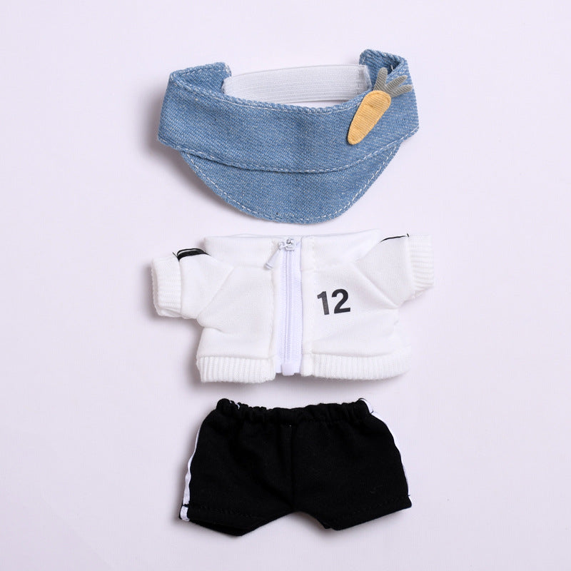 Only clothes] one or two generation pendant cloth cloth clothes sportswear suit coat vinyl LABUBU doll coat