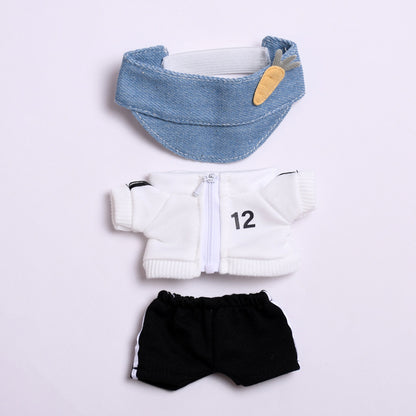 Only clothes] one or two generation pendant cloth cloth clothes sportswear suit coat vinyl LABUBU doll coat