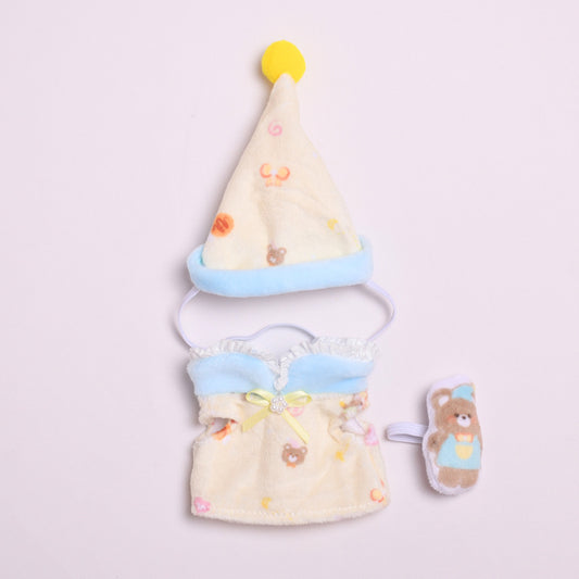 Only clothes] generation two generation pendant labubu cloth to replace clothes bear pajamas suit Labubu cute baby clothes
