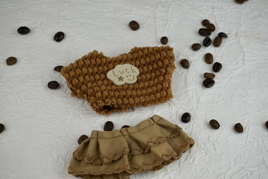 Labubu 17cm Doll Clothes - Skirt Suit for Girlfriend