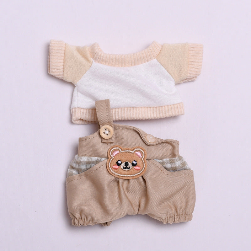 Only clothes] generation two generation pendant pull cloth cloth for clothes bear strap skirt T-shirt Labubu baby clothes adorable