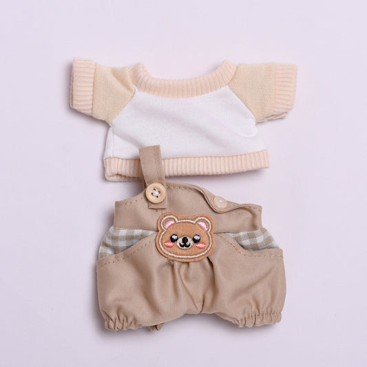 Only clothes] generation two generation pendant pull cloth cloth for clothes bear strap skirt T-shirt Labubu baby clothes adorable