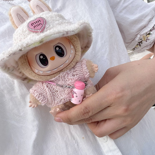 Clothes Only] Labubu Sit Party Vinyl Doll Clothes Hat Sweater suit Pendant LABUBU