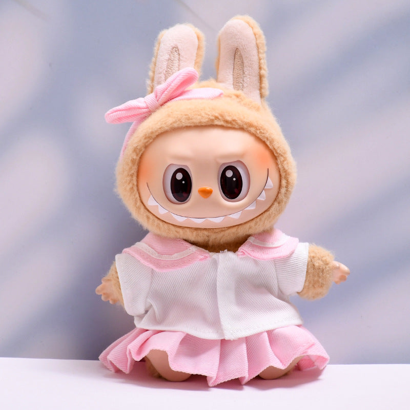 Only baby clothes] one, two and three generations of pendant labubu clothes sailor JK skirt suit labubu baby clothes