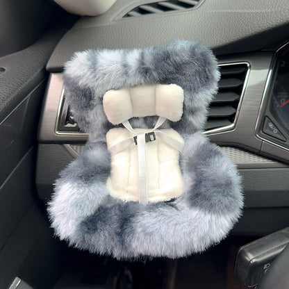 Suitable for 17cm pull cloth pendant cute car safety seat car air outlet decoration car accessories pendulum