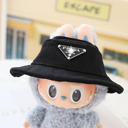 17cm labubu doll coat generation 2 labubu sitting party for leather jacket coat skirt hat shoes