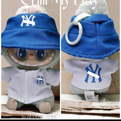 Labubu Doll Clothes Outfit for 1st & 2nd Gen - Blue & White Sets