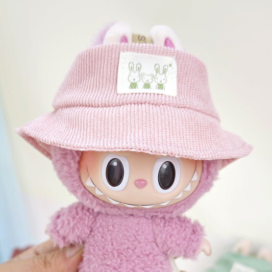 Suspender pants suit suitable for cloth cloth clothes to replace 15cm blind box series labubu vinyl baby clothes.