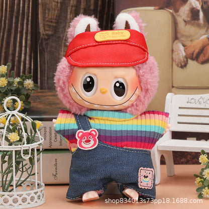 Labubu Doll Clothes - 17cm Skirt Suit for Vinyl Dolls (Multiple Colors)