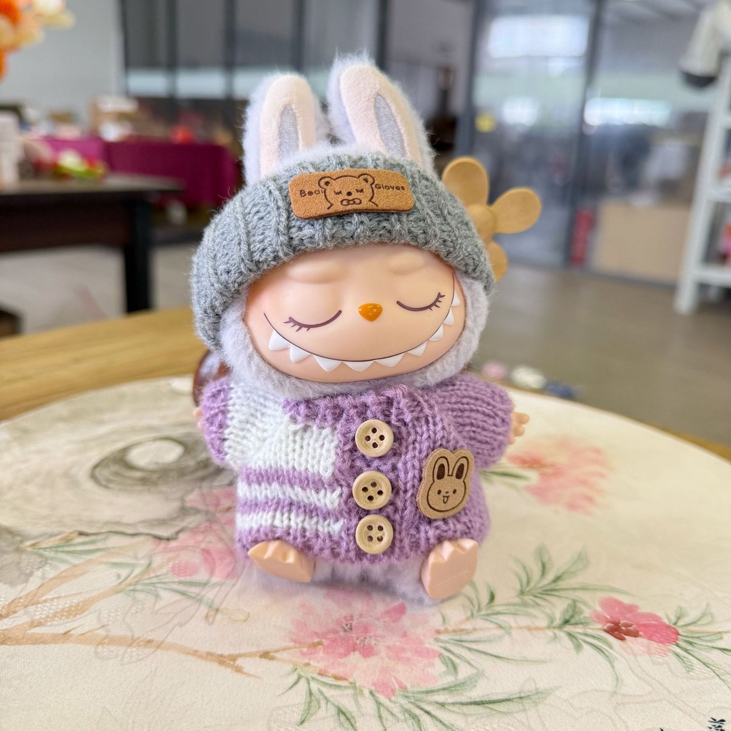 [Only Clothes] First, Second and Third Generation Labubu Clothes, Bear Label Hats, Sweaters, Bags, Suits, Labubu Clothing Replacement