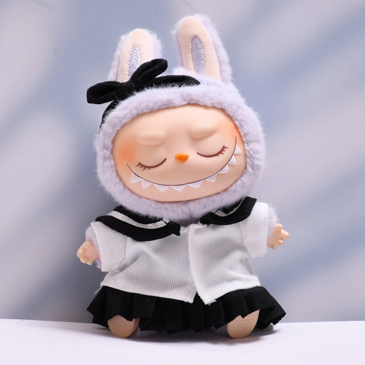 Only baby clothes] one, two and three generations of pendant labubu clothes sailor JK skirt suit labubu baby clothes