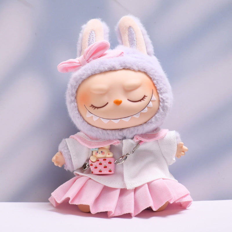 Only baby clothes] one, two and three generations of pendant labubu clothes sailor JK skirt suit labubu baby clothes
