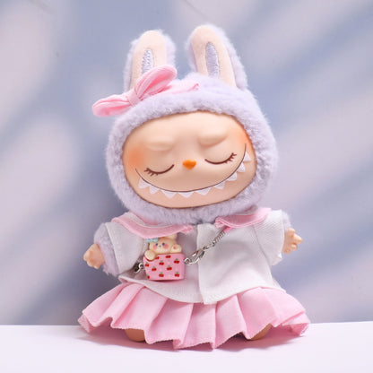 Only baby clothes] one, two and three generations of pendant labubu clothes sailor JK skirt suit labubu baby clothes