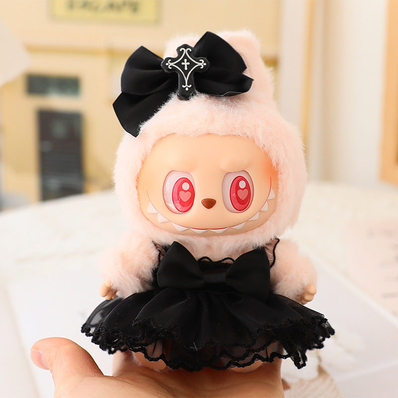 Only clothes labubu clothing little devil clothing labubu pendant sitting party doll clothes for the second generation