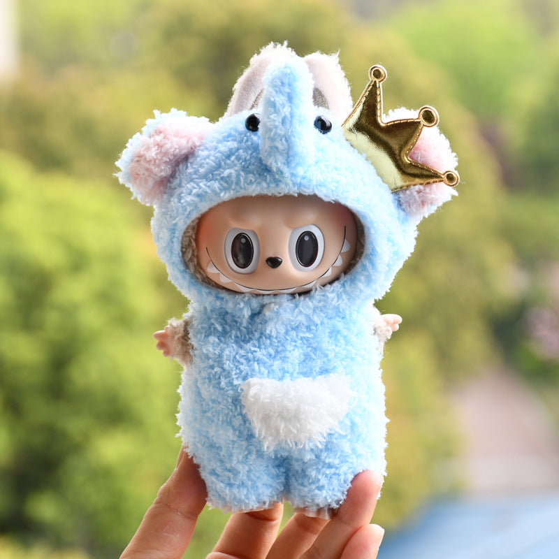 Only baby clothes] 17cm cloth pendant clothes cute small animal costume baby clothes bag key chain pendant