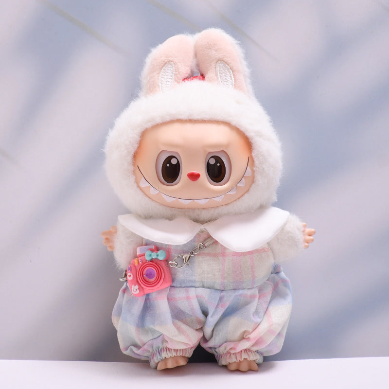 Only baby clothes] one or two generation pendant labubu clothes candy color suspenders skirt cloth cloth baby clothes