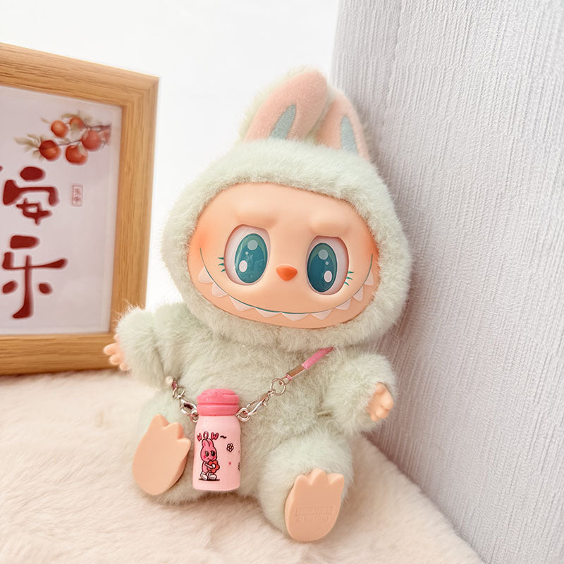 Only clothes] first/second generation Labubu clothes pendant pull cloth sit party doll beach glasses suit