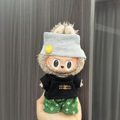 Labubu Sitting Party Doll Clothes Generation II Blind Box Labubu Doll Clothes Ragcloth Clothes Plush Vinyl Face