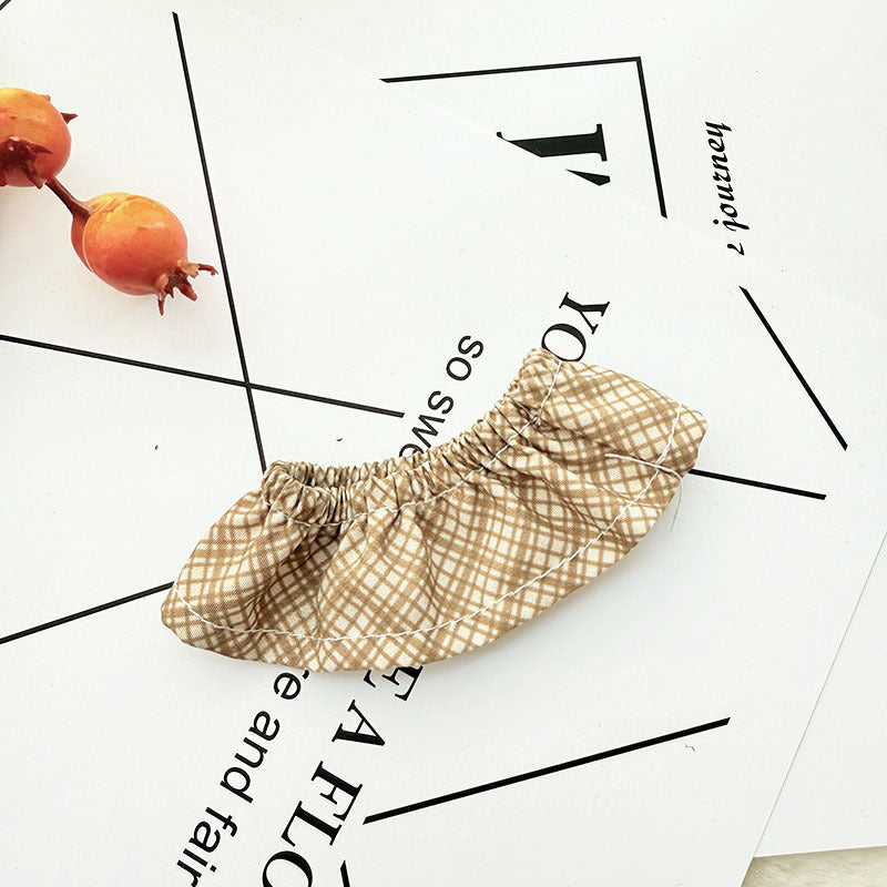 Clothes Only] 17cm Pendant Labubu Clothes Cat t Camellia Straw Hat Suit Labubu Doll Clothes