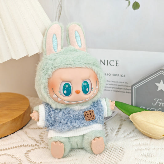 Labubu Doll Outfit Set - Cute Baby Clothes & Accessories for Vinyl Dolls