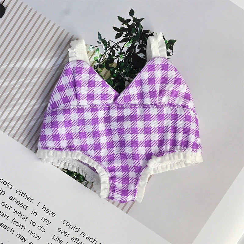 Clothes Only] First/Third Generation Labubu Doll Clothes Labubu Clothes Doll Doll Macaron Swimsuit Series