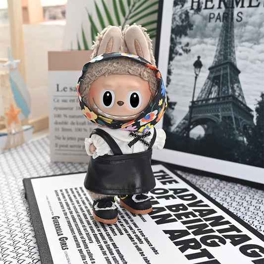 Clothes Only] First/Second/Third Generation Labubu Doll Clothes Labubu Baby Clothes Heart Macaron Vinyl Face