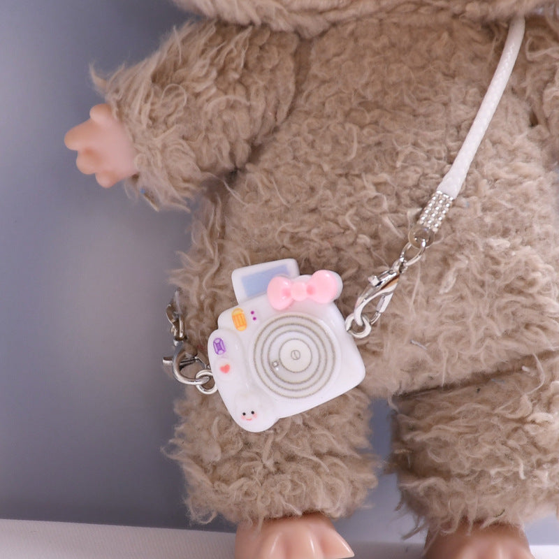 Only clothes] the first and second generation of cloth pendant wool belt pants hat suit Labubu change baby clothes