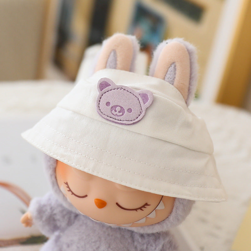 The second generation of Labubu blind box pendant clothes sit party pull cloth doll clothes for JK pleated skirt suit