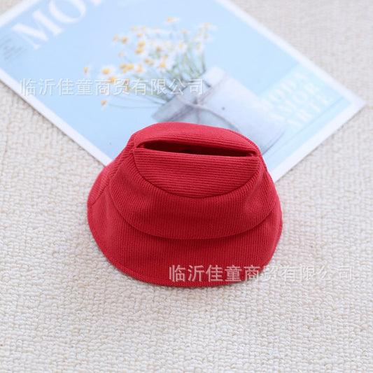 17cm labubu fisherman hat labubu vinyl small pendant hat clothes suit dress doll doll accessories