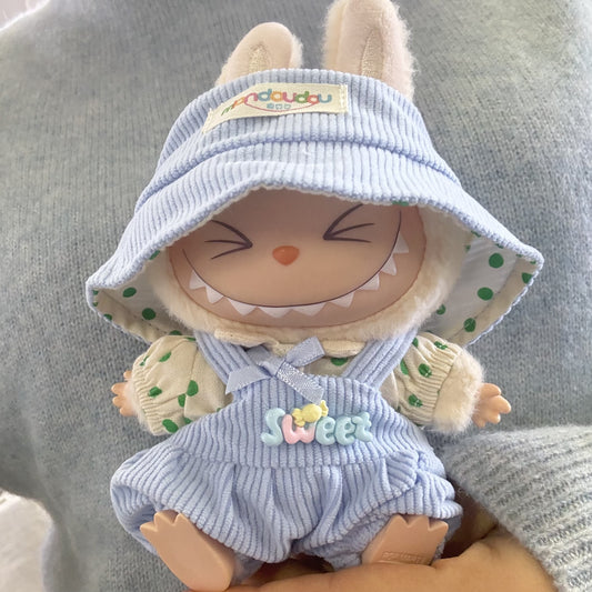 Pendant Rab cloth clothes wave dot 17CM doll doll clothes one or two generations LABUBU new for spring