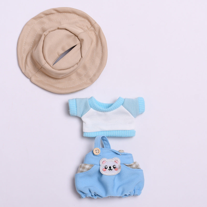 Only clothes] generation two generation pendant pull cloth cloth for clothes bear strap skirt T-shirt Labubu baby clothes adorable