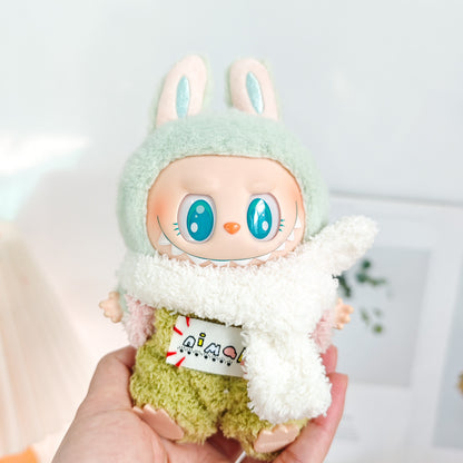 Labubu Doll Outfit Set - 15-17cm Jumpsuit, Hat & Accessories