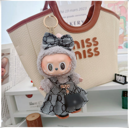 Labubu Doll Outfit - 17cm Cute Skirt Set for Vinyl Dolls