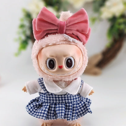 Labubu Doll Princess Dress & Skirt Outfit Set for 17cm Vinyl Doll
