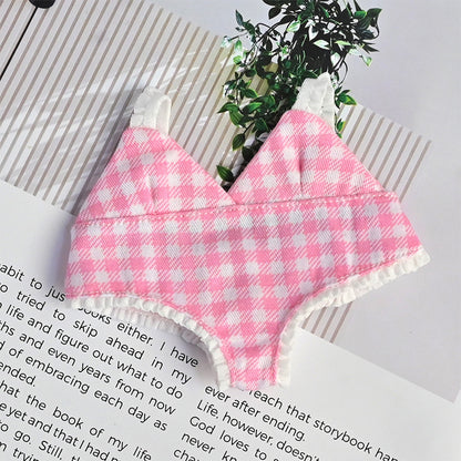 Clothes Only] First/Third Generation Labubu Doll Clothes Labubu Clothes Doll Doll Macaron Swimsuit Series