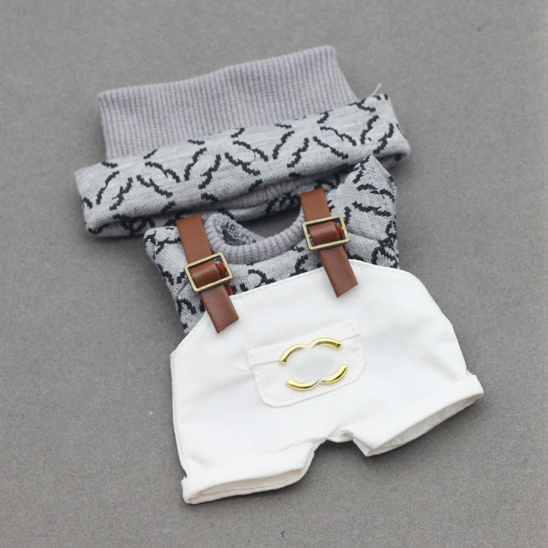 Labubu Doll Sweater & Hat Set for 17cm & 10cm Dolls