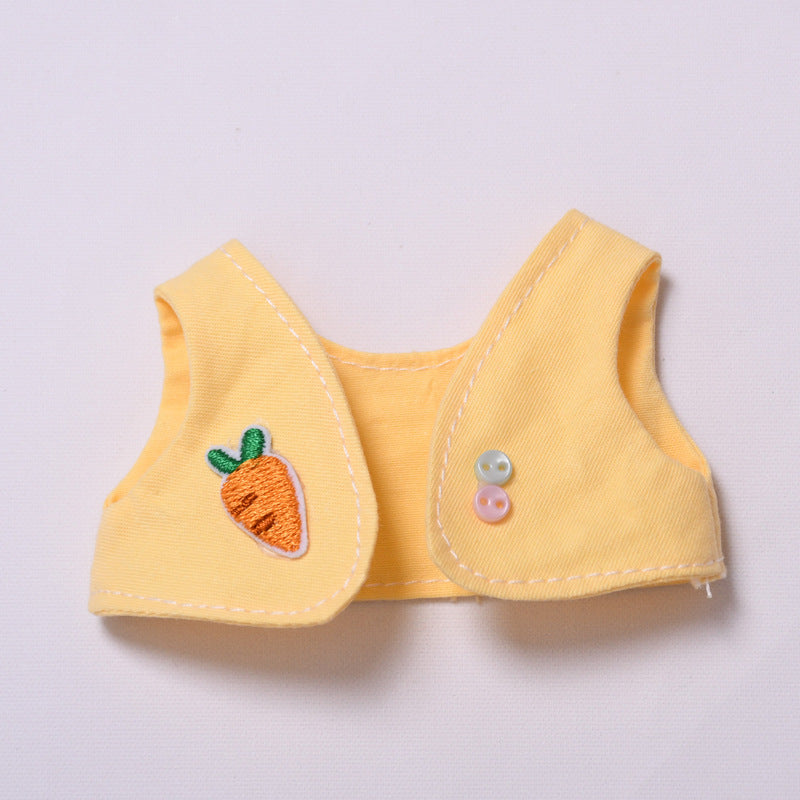 Only baby clothes] one, two and three generations of pendants labubu clothes waistcoat shawl cloth cloth replacement baby clothes