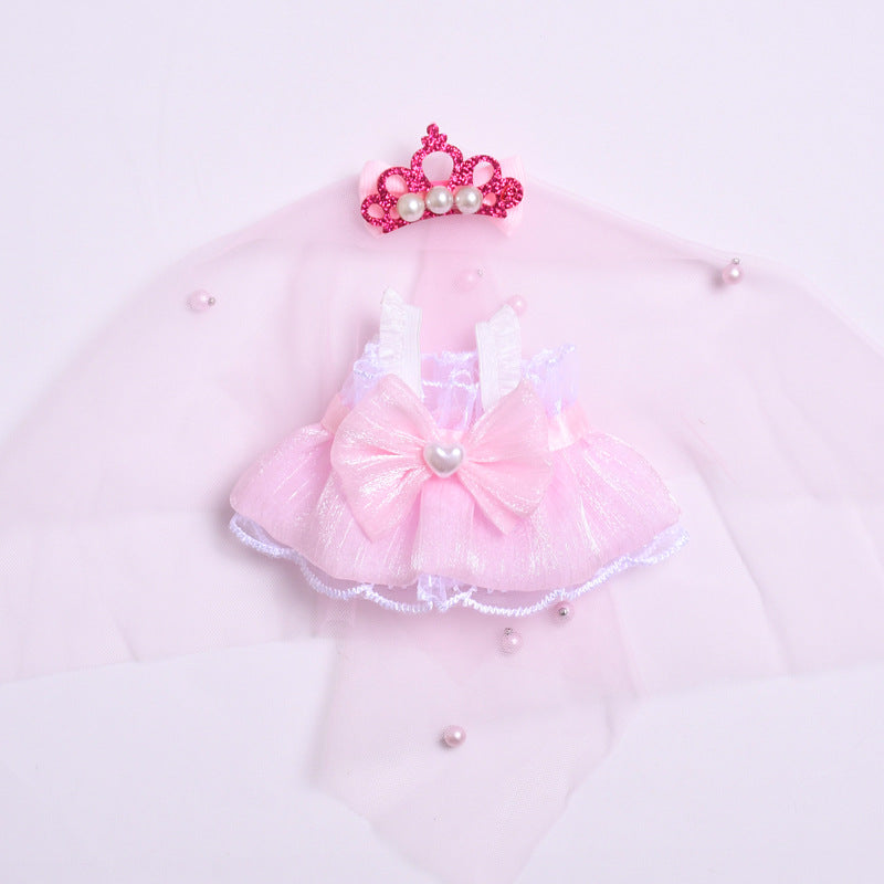 Only clothes] the first and second generation of labubu pendant clothes suit wedding dress for vinyl Labubu doll clothes