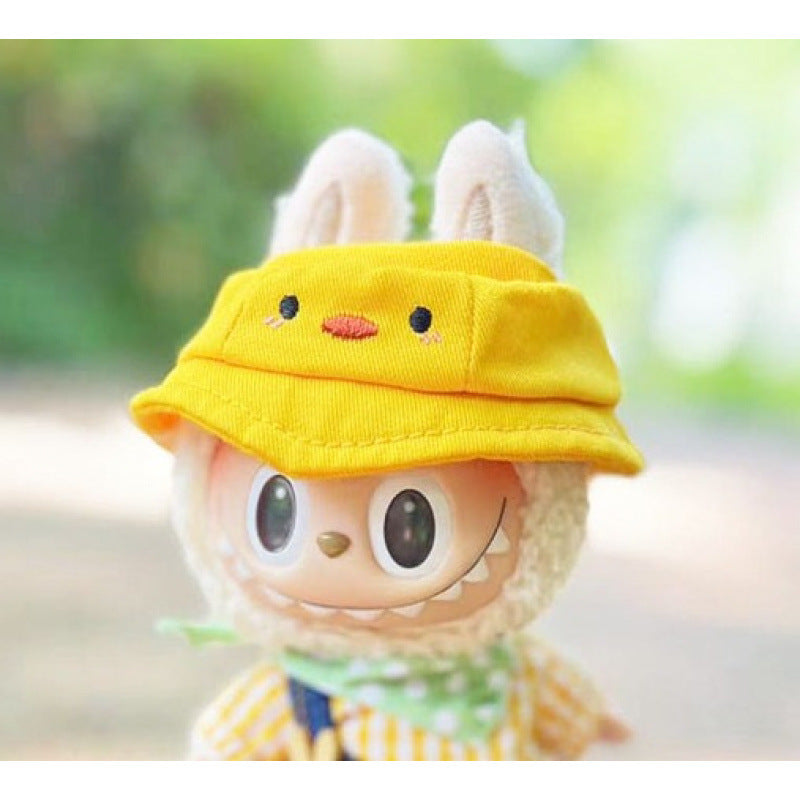 Only clothes] 17cm blind box cloth cloth pendant doll hat camera kettle shoes accessories Labubu doll