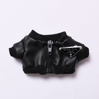 Only clothes] one or two generation pendant cloth cloth clothes black jacket coat houndstooth skirt LABUBU doll clothes