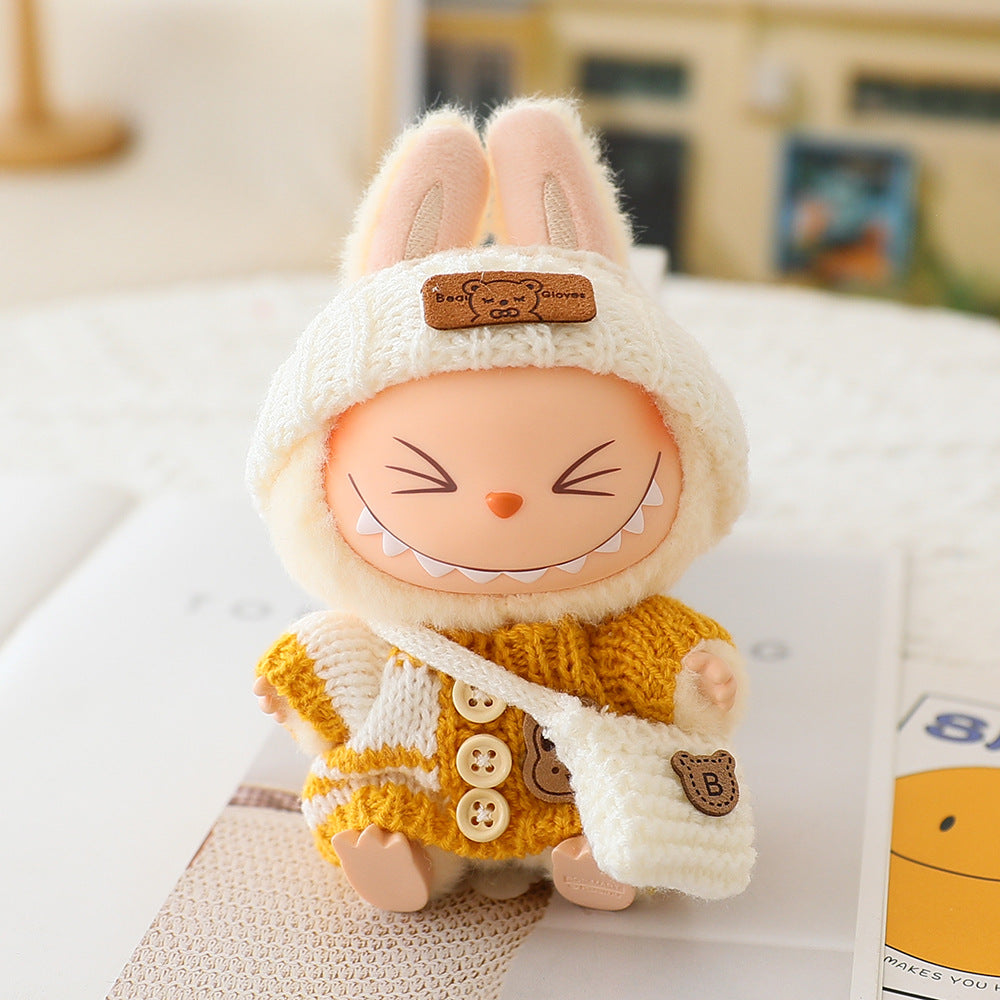 Labubu Baby Clothes Generation Two Generation Three Generation Labubu Clothes Wear Sweater Shoes Vinyl Pendant Replacement Glasses